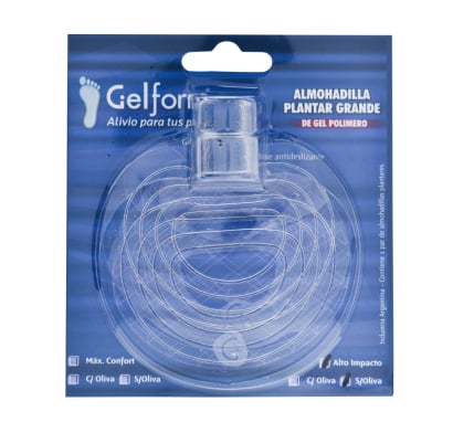 Almohadilla Plantar Gelform Alto Impacto Sin Oliva Grande
