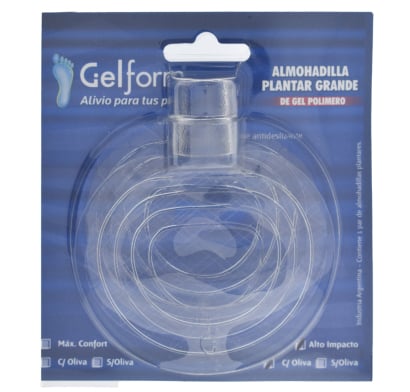 Almohadilla Plantar Gelform Alto Impacto Con Oliva Grande