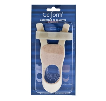 Corrector De Juanetes Gelform Con Felpa Nocturno