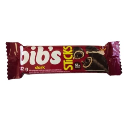 Sticks Bib's Chocolate Amargo 32 G