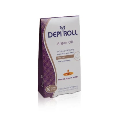 Bandas Depilatorias Depi-roll Faciales Argán 8 Unidades