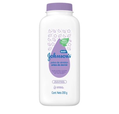 Polvo De Almidón Johnson & Johnson Antes De Dormir Lavanda 200 G
