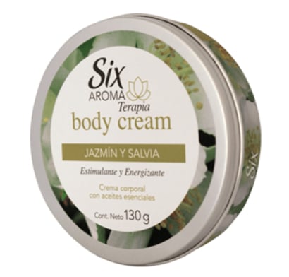 Crema Corporal Six Body Jazmín Y Salvia 130 G