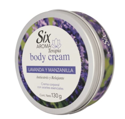 Crema Corporal Six Body Lavanda Y Manzanilla 130 G