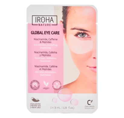 Mascarilla De Ojos Iroha Nature Biodegradable 2 Unidades