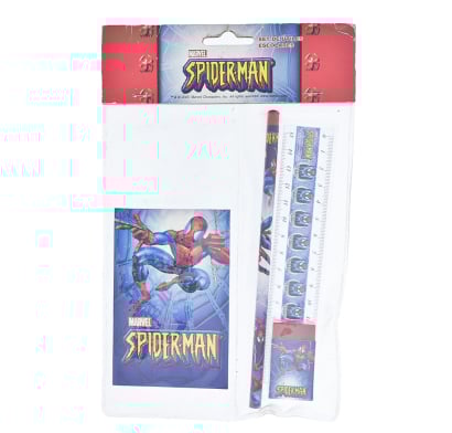 Set útiles Escolares Spiderman 4 Piezas