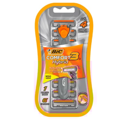 Afeitadora Bic Hybrid Advance + 6 Repuestos