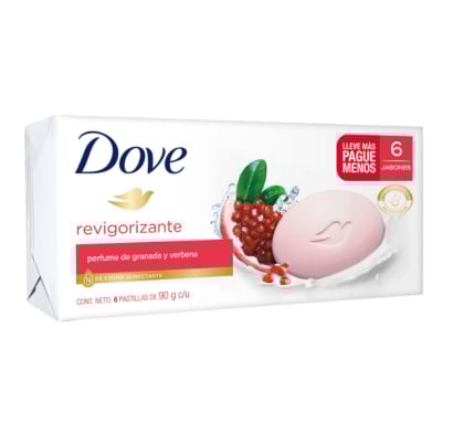 Jabón En Barra Dove Granada 90 G 6 Unidades