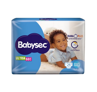 Pañales Babysec Ultra Sec Xxg 24 Unidades