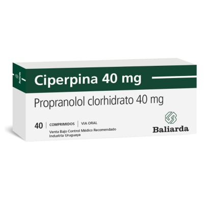 Ciperpina 40 Mg 40 Comprimidos