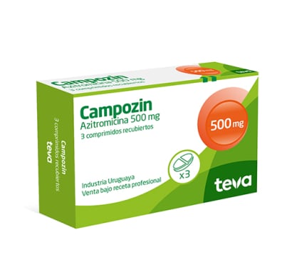 Campozin 500 Mg 3 Comprimidos