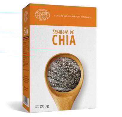 Semillas De Chía Madre Tierra 200 G