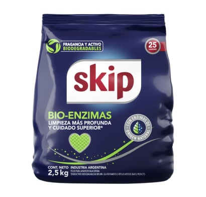 Jabón En Polvo Para Ropa Skip Ph Balance 2.5 Kg 