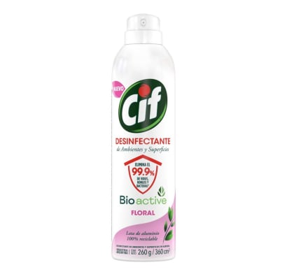 Desinfectante En Aerosol Cif Floral 260 G 