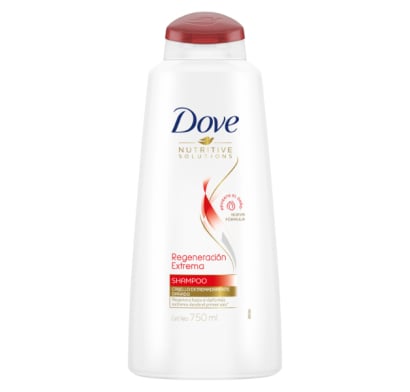 Shampoo Dove Regenerción Extrema Superior 750 Ml 