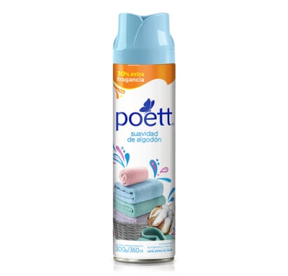 Aromatizante De Ambiente Poett Suavidad De Algodón 360 Cc