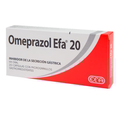 Omeprazol Efa 20 Mg 20 Cápsulas