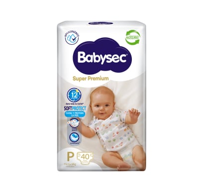 Pañales Babysec Super Premium 