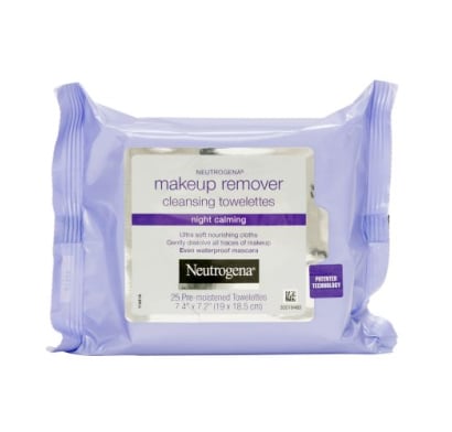 Toallitas Desmaquillantes Neutrógena Night Calming 25 Unidades