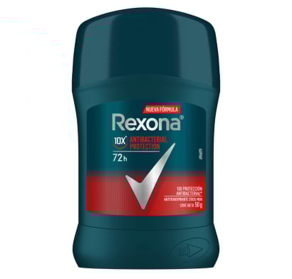 Antitranspirante En Barra Rexona Men Antibacterial 50 G
