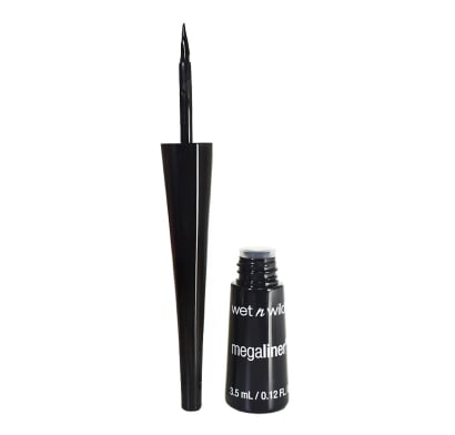 Delineador De Ojos Wet N Wild Líquido Mega Linerblack