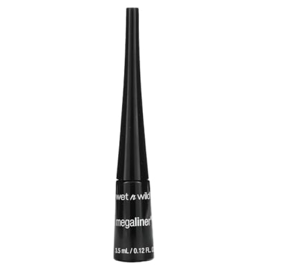 Delineador De Ojos Wet N Wild Líquido Mega Linerblack