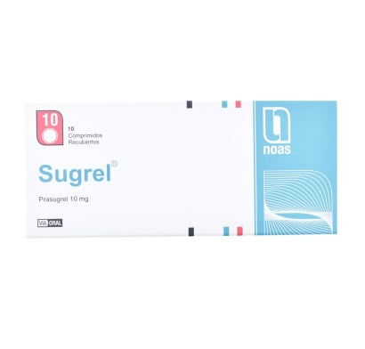 Sugrel 10 Mg 10 Comprimidos
