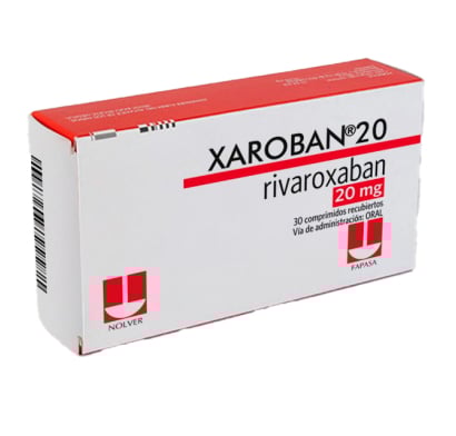Xaroban 20 Mg 30 Comprimidos