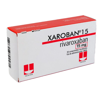 Xaroban 15 Mg 30 Comprimidos
