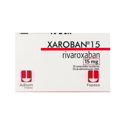 Xaroban 15 Mg 30 Comprimidos