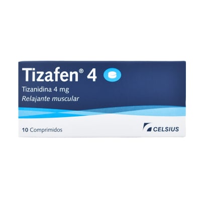 Tizafen 4 Mg 10 Comprimidos
