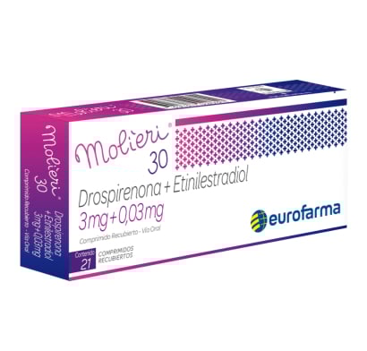 Molieri 30 3 / 0.03 Mg 21 Comprimidos Recubiertos