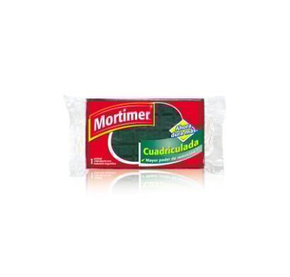 Esponja De Limpieza Mortimer Cuadriculada 1 Unidad