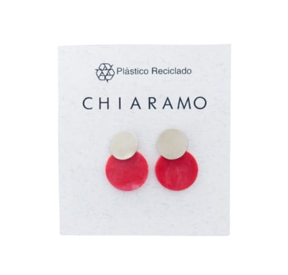 Aros Chiaramo Rose Rojo