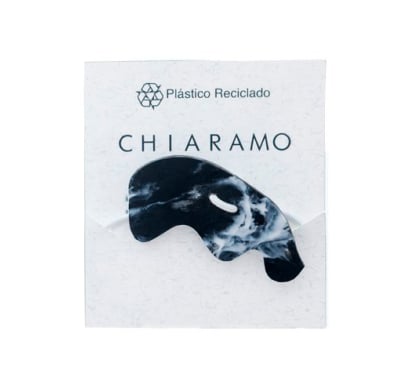 Gomita Para El Pelo Chiaramo Wave Negro 1 Unidad