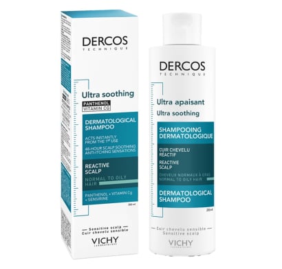 Shampoo Dercos Ultra Calmante Cabello Graso 200 Ml