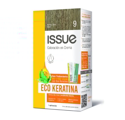 Kit Tinta Issue Keratin Color N°9 Rubio Claro Claro