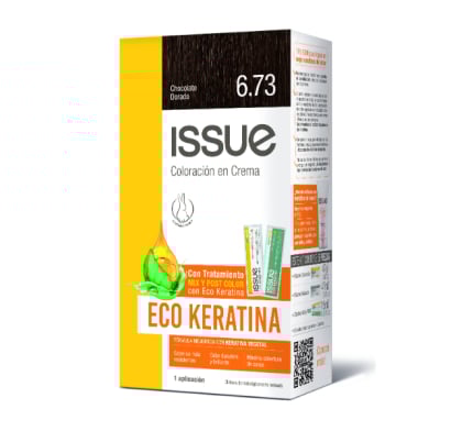 Kit Tinta Issue Keratin Color N°6.73 Chocolate Dorado