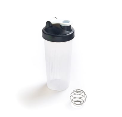Botella Farma Fitness Mezcladora Negro 600 Ml