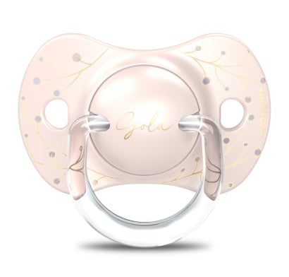 Chupete Fisiológico Suavinex Sx Pro Silicona 0 A 6 Meses Gold Rosado 1 Unidad