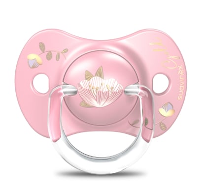 Chupete Fisiológico Suavinex Sx Pro Silicona 6 A 18 Meses Gold Rose 1 Unidad