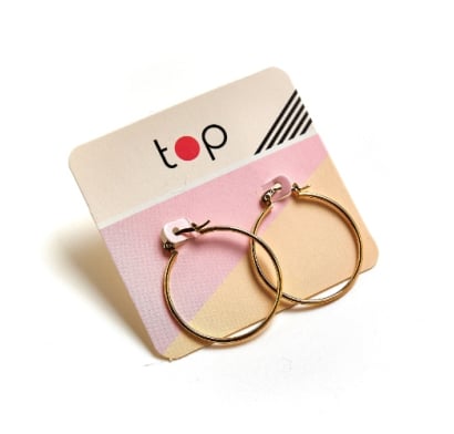 Aros Top Básicos Doradados