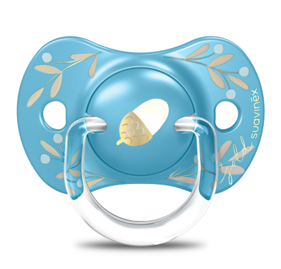 Chupete Fisiológico Suavinex Sx Pro Silicona +18 Meses Gold Azul 1 Unidad