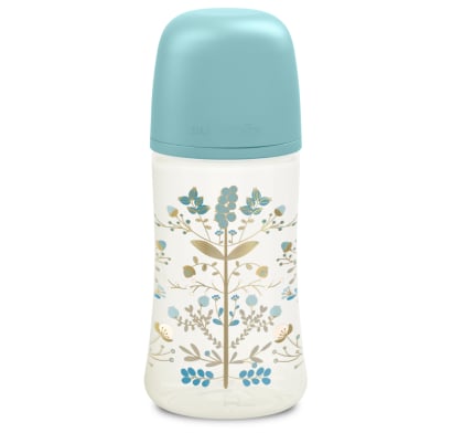 Mamadera Suavinex Gold Azul +3 Meses 270 Ml