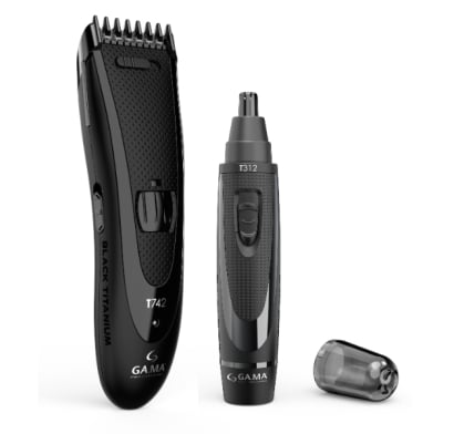 Set Gama Máquina Cortadora De Pelo + Nose Trimmer