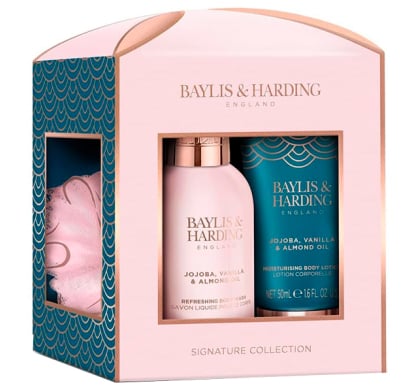 Set Baylis & Harding Jojoba Vanilla & Almond Signature Collection 3 Unidades