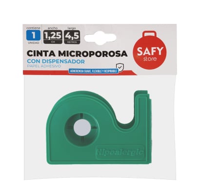 Cinta Safy Microporosa 1.25cm