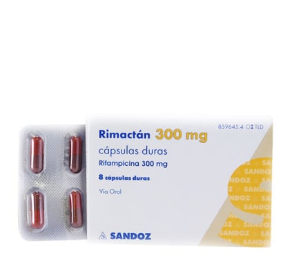 Rimactan 300 Mg 8 Cápsulas