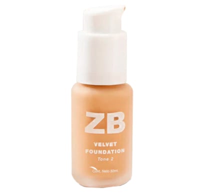 Base Zaira Beauty Velvet Aterciopelada Claro 30 Ml