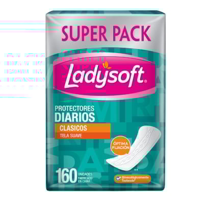 PROTECTORES DIARIOS LADYSOFT PROTECTORES DIARIOS X160